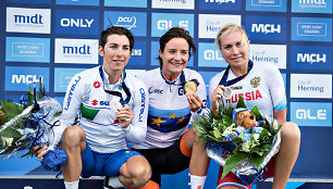 Giorgia Bronzini, Marianne Vos ir Olga Zabelinskaja