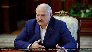 Aliaksandras Luka&scaron;enka / President of Belarus / via REUTERS