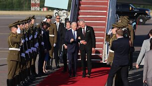 Joe Bidenas atvyko į Vilnių