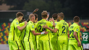 A lyga : &bdquo;Trakai&ldquo; - &bdquo;Žalgiris&ldquo;"	