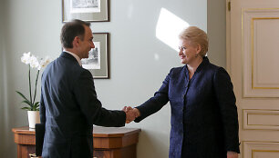 Dalia Grybauskaitė ir Rokas Masiulis