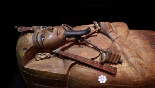Paryžiuje eksponuojamas faraono Ramzio II sarkofagas
