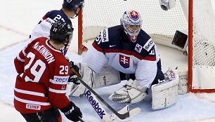 Kanados ledo ritulio rinktinė įveikė Slovakiją