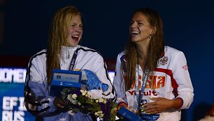 Rūta Meilutytė ir Julija Jefimova