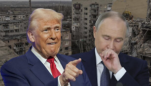 Donaldas Trumpas ir Vladimiras Putinas