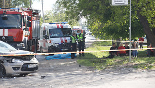 Motociklo avarija Vandžiogalos plente