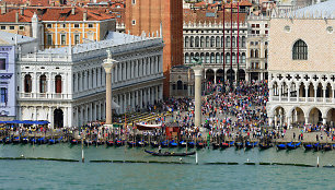 Turistai Venecijoje