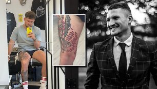 Aurimo Cibulsko tatuiruotė
