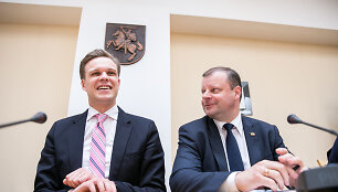 Gabrielius Landsbergis ir Saulius Skvernelis