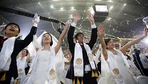 Masinė vestuvių ceremonija Pietų Korėjoje 