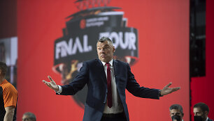 Eurolygos pusfinalis. &Scaron;arūnas Jasikevičius