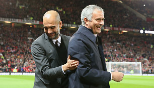 Josepas Guardiola ir Jose Mouringo