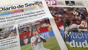 Ispanijos žiniasklaidos pirmieji puslapiai