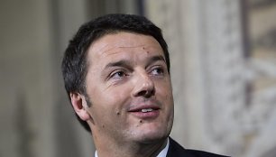 Italijos vyriausybės vairą perėmė Matteo Renzi.