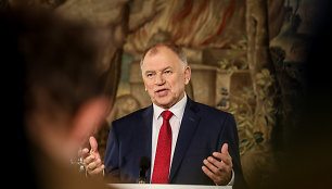 Vytenis Andriukaitis BNS spaudos konferencijoje