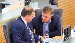 Saulius Skvernelis ir Ramūnas Karbauskis