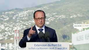 Prancūzijos prezidentas Francois Hollande'as