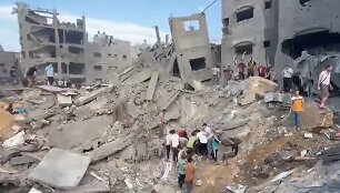 Izraelis bombardavo Džabalijos pabėgėlių stovyklą Gazos Ruože