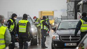 Stacionarus policijos kontrolės postas