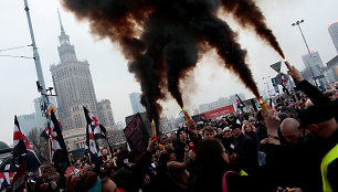 Protestai Lenkijoje dėl abortų draudimo