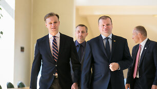 Gabrielius Landsbergis ir Saulius Skvernelis