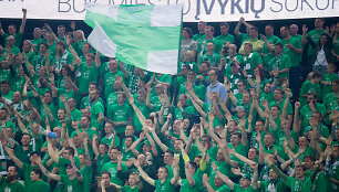 &bdquo;Žalgiris&ldquo; - &bdquo;Olympiakos&ldquo; sirgalių palaikymas