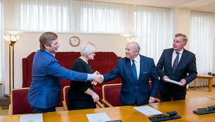 Ramūnas Karbauskis, Vanda Kravčionok, Vytautas Kamblevičius, Rimantas Sinkevičius