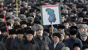 Protestuotojai Ingu&scaron;ijoje