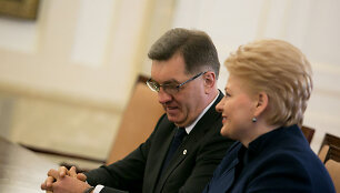 Dalia Grybauskaitė ir Algirdas Butkevičius