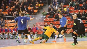 Lietuvos salės futbolininkų pergalė Europos čempionato atrankoje