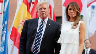 Donaldas Trumpas ir Melania Trump