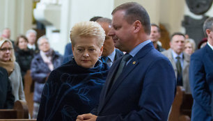 Dalia Grybauskaitė ir Saulius Skvernelis