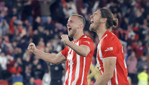 &bdquo;Almeria&ldquo; žaidėjai Rodrigo Ely ir Srdanas Babičius