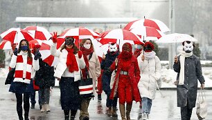 Protestuotojai Minske