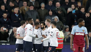&bdquo;Liverpool&ldquo; nugalėjo Londono &bdquo;West Ham United&ldquo;