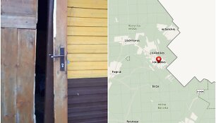 Naktinio incidento vieta ir padariniai