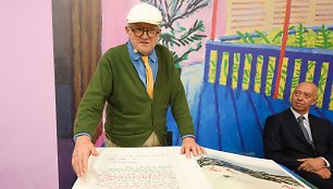 Davidas Hockney ir jo „Didesnė knyga“