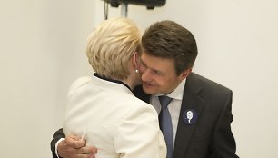 Dalia Grybauskaitė ir Romas Švedas