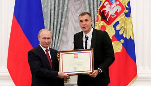 Vladimiras Putinas ir Artiomas Dzyuba