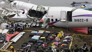 &bdquo;TransAsia Airways&ldquo; lėktuvo nuolaužos