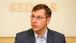 Gintaras Steponavičius susitinka su Seimo Pirmininku 