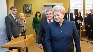 Dalia Grybauskaitė ir Viktoras Pranckietis