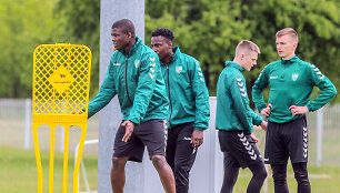 &bdquo;Kauno Žalgirio&ldquo; futbolininkai treniruotėje