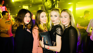 Vakarėlio &bdquo;Taboo&ldquo; klube akimirka