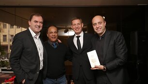 Kauno &bdquo;Stumbro&ldquo; vadovai su Nerijumi Dunausku