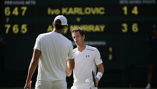 Andy Murray ir Ivo Karlovičius