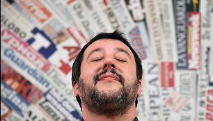 Matteo Salvini „Foreign Press“ būstinėje