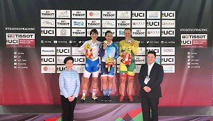 Simona Krupeckaitė laimėjo bronzos medalį pasaulio taurės etape Honkonge.