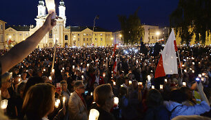 Protestas Var&scaron;uvoje