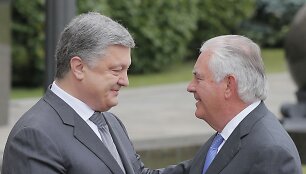 P.Poro&scaron;enka Kijeve priėmė R.Tillersoną